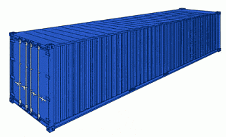 40’ Dry Fright Container 